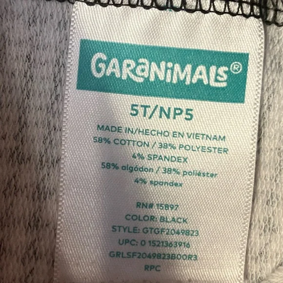 (2) Toddler Girl 5T Pants in Cheetah Print & Houndstooth Patterns, EUC - Picture 4 of 9